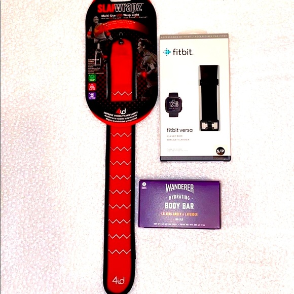 Fitbit versa classic band with light up Slap Wrap wristband NEW Unisex - Picture 2 of 6